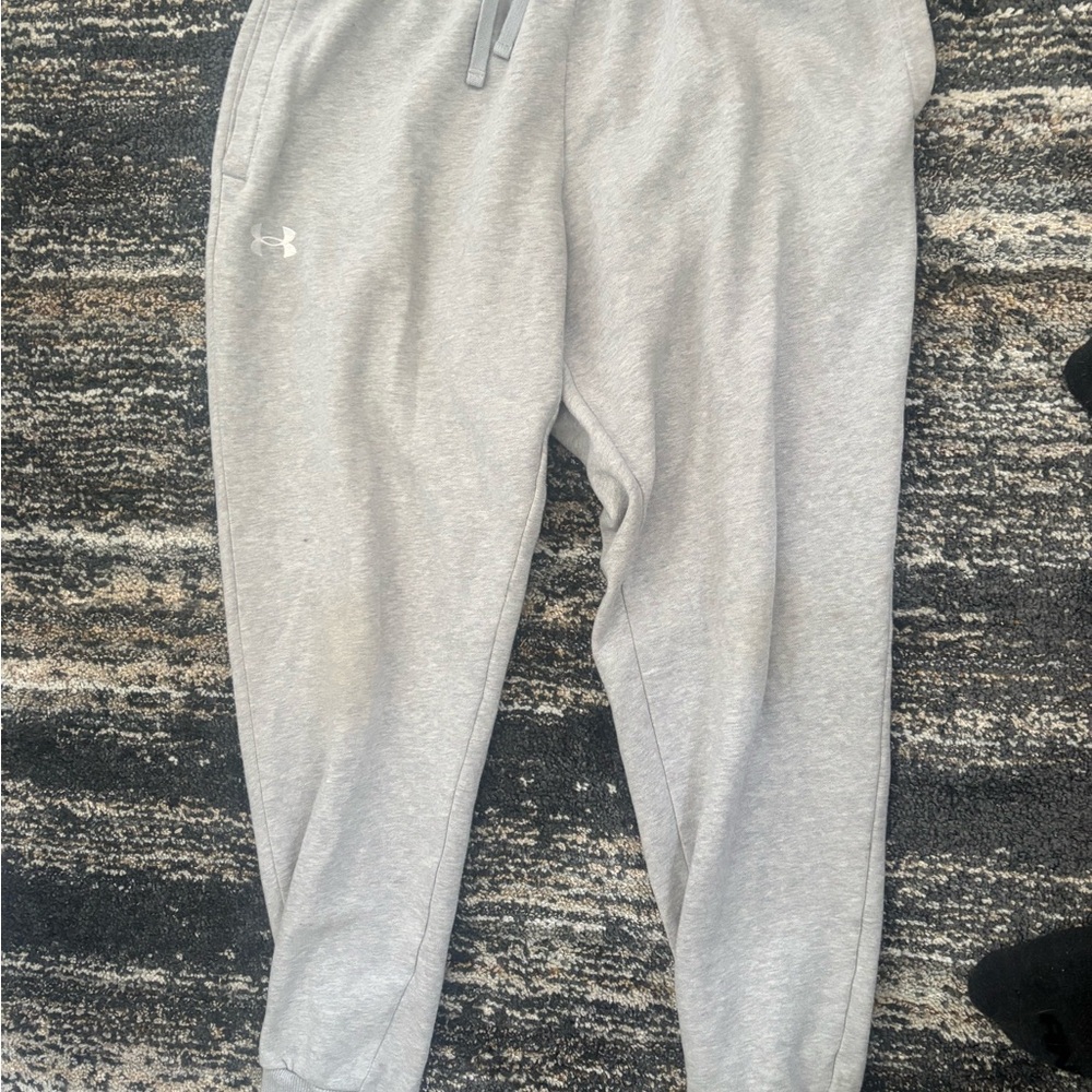 Under Armour Light Gray Heather Athletic Joggers